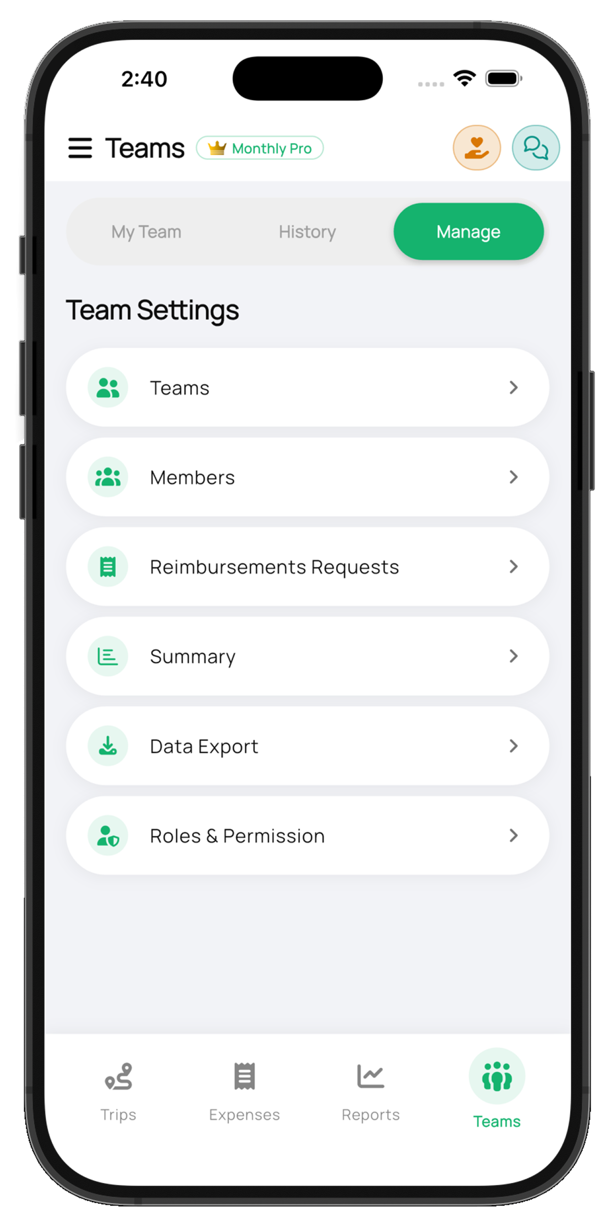 Team Features for Businesses & Fleets
